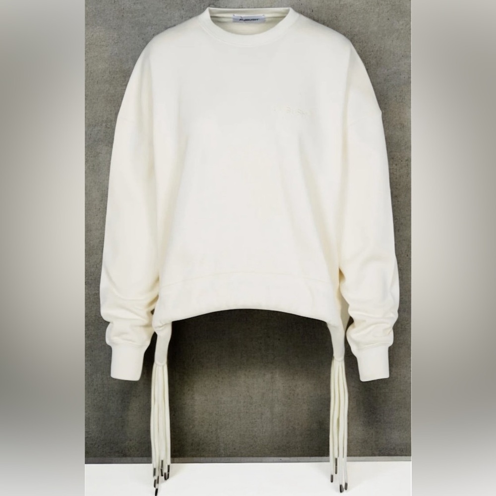 AMBUSH WOMENS MULTICORD CREW NECK SWEATSHIRT